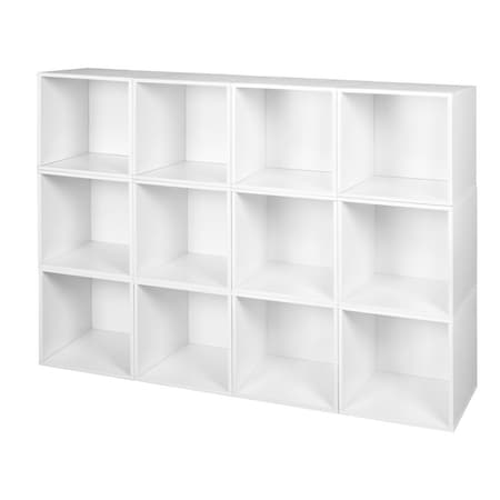 Regency Storage > Storage Cubes > Niche Cubo Storage Cubes, White, Wood PC12PKWH